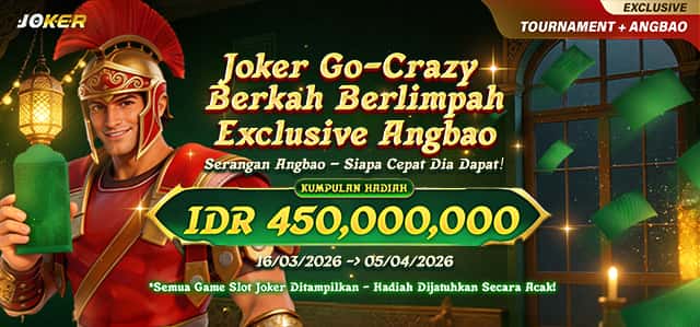 JOKER GO-CRAZY BERKAH BERLIMPAH EKSKLUSIF ANGBAO